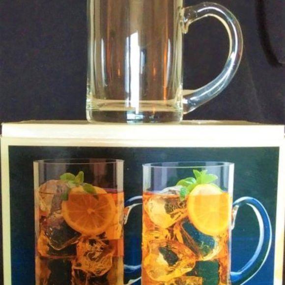Clear Glass Mug Set - Picture 2 of 3